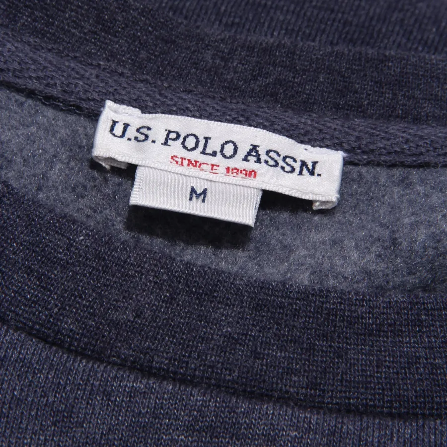 3247AB felpa uomo U.S. POLO ASSN. light blue cotton sweatshirt man