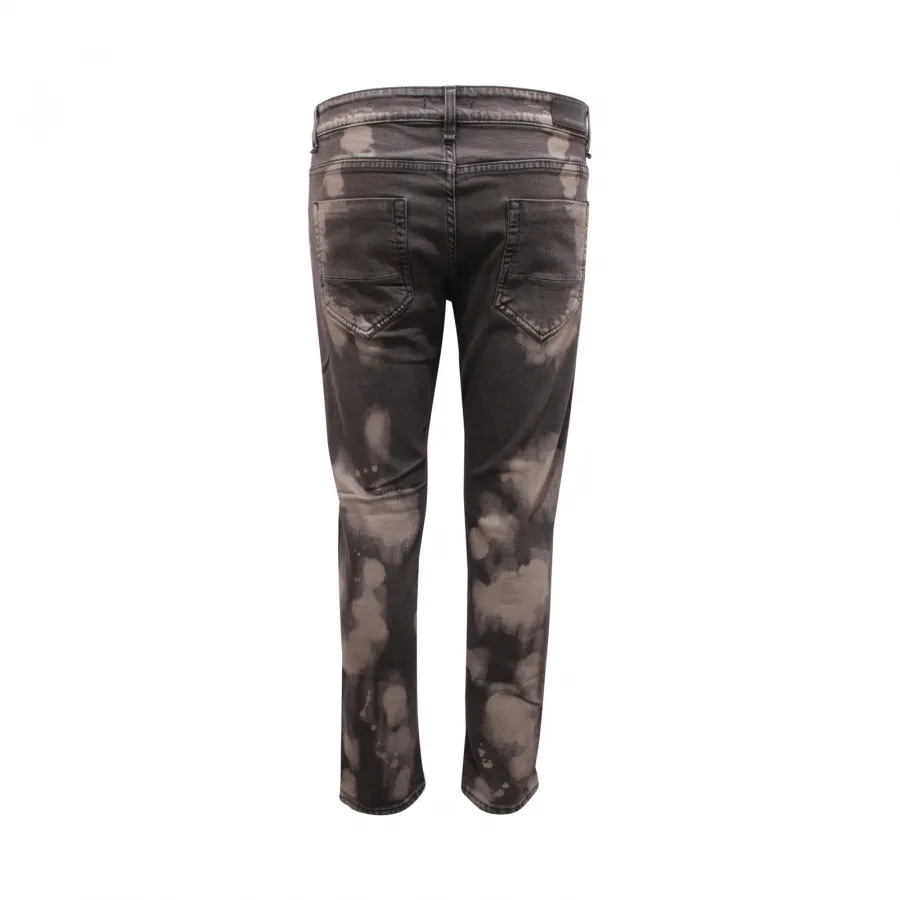 3934AU jeans uomo MESSAGERIE GREEN FLAG man delavè trousers