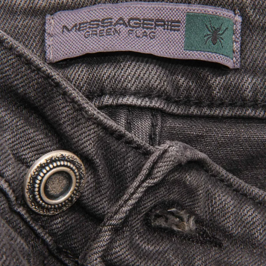 3934AU jeans uomo MESSAGERIE GREEN FLAG man delavè trousers