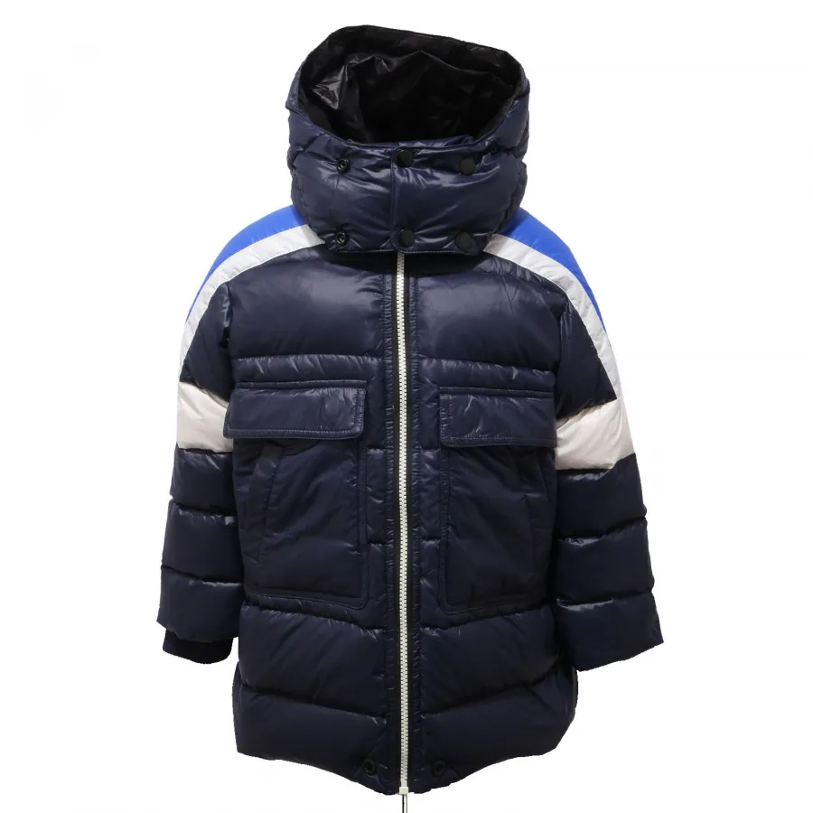 5216AC piumino bimbo boy DIESEL JROGIN blue down padded jacket