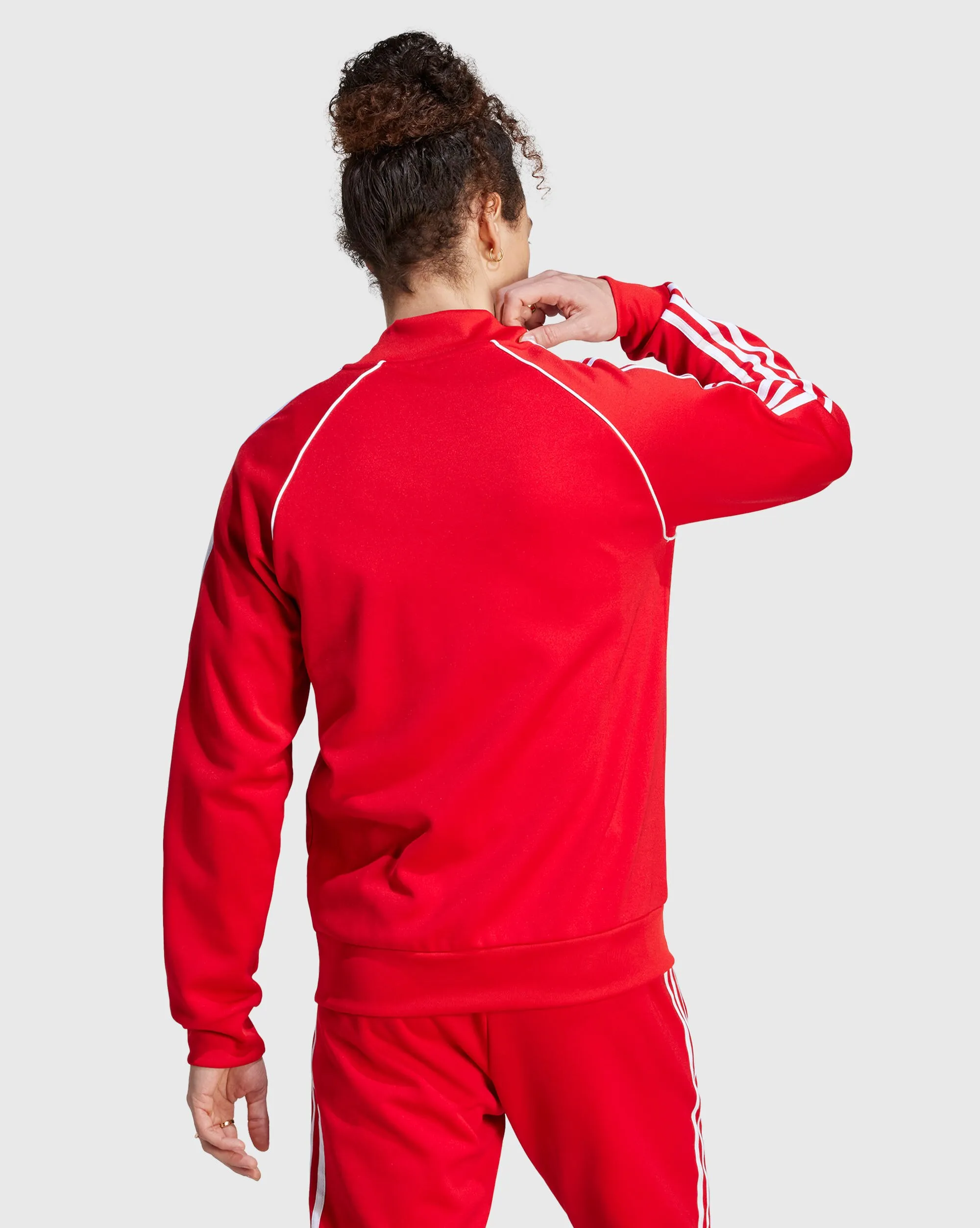 Adidas Originals Felpa SST Track Rosso Uomo