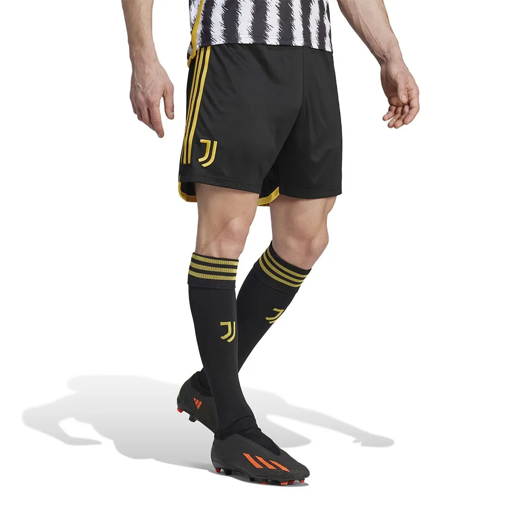 ADIDAS Pantaloncini Calcio Juve Home 23/24 Nero Bianco Uomo