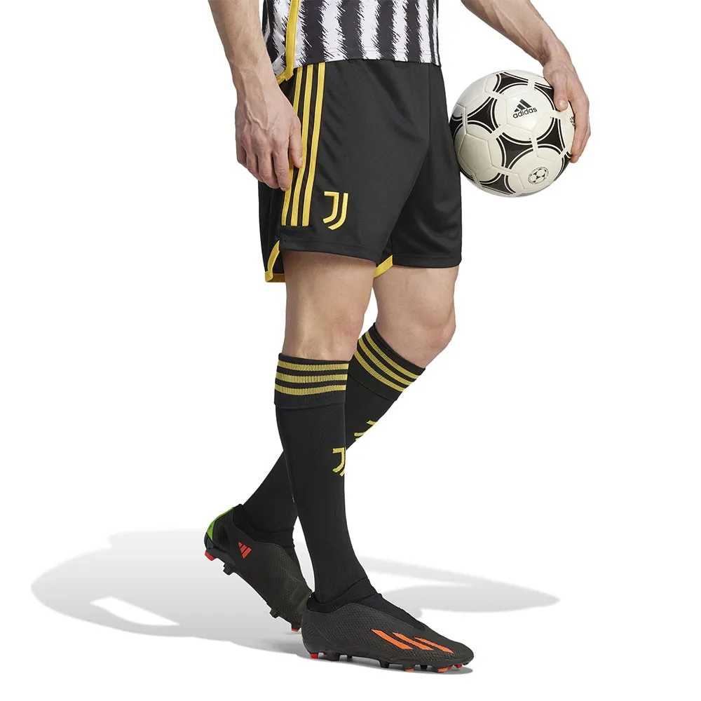 ADIDAS Pantaloncini Calcio Juve Home 23/24 Nero Bianco Uomo