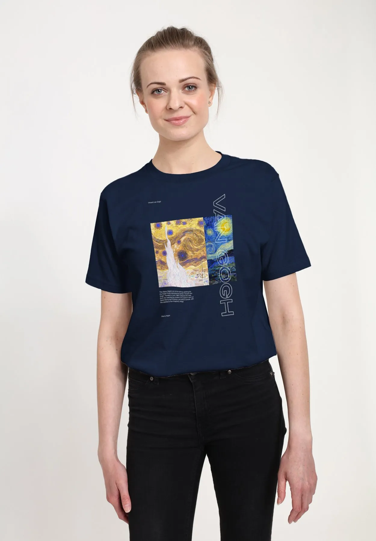 APOH VINCENT VAN GOGH UNISEX STARRY NIGHT - T-shirt con stampa