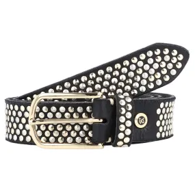 b.belt Cintura con borchie in pelle