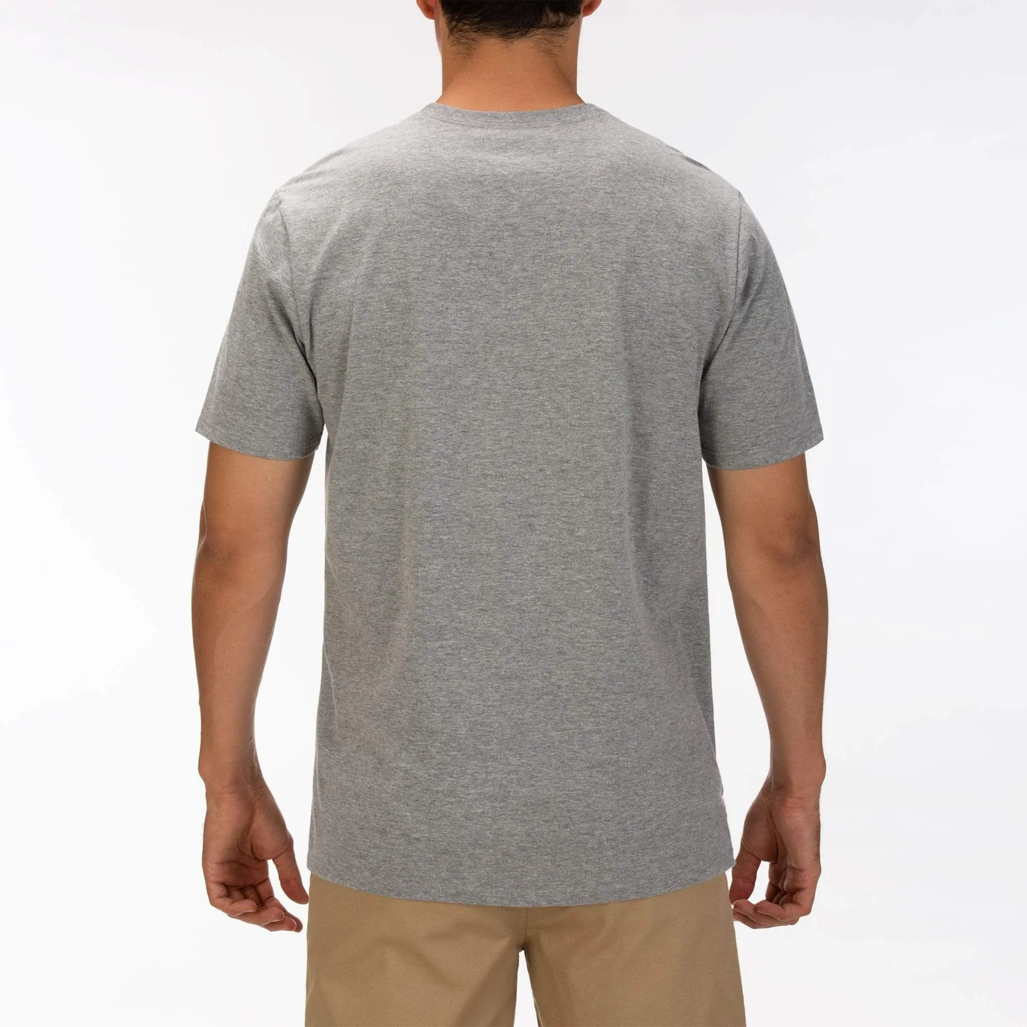 Beachside S/S Dk Grey Heather