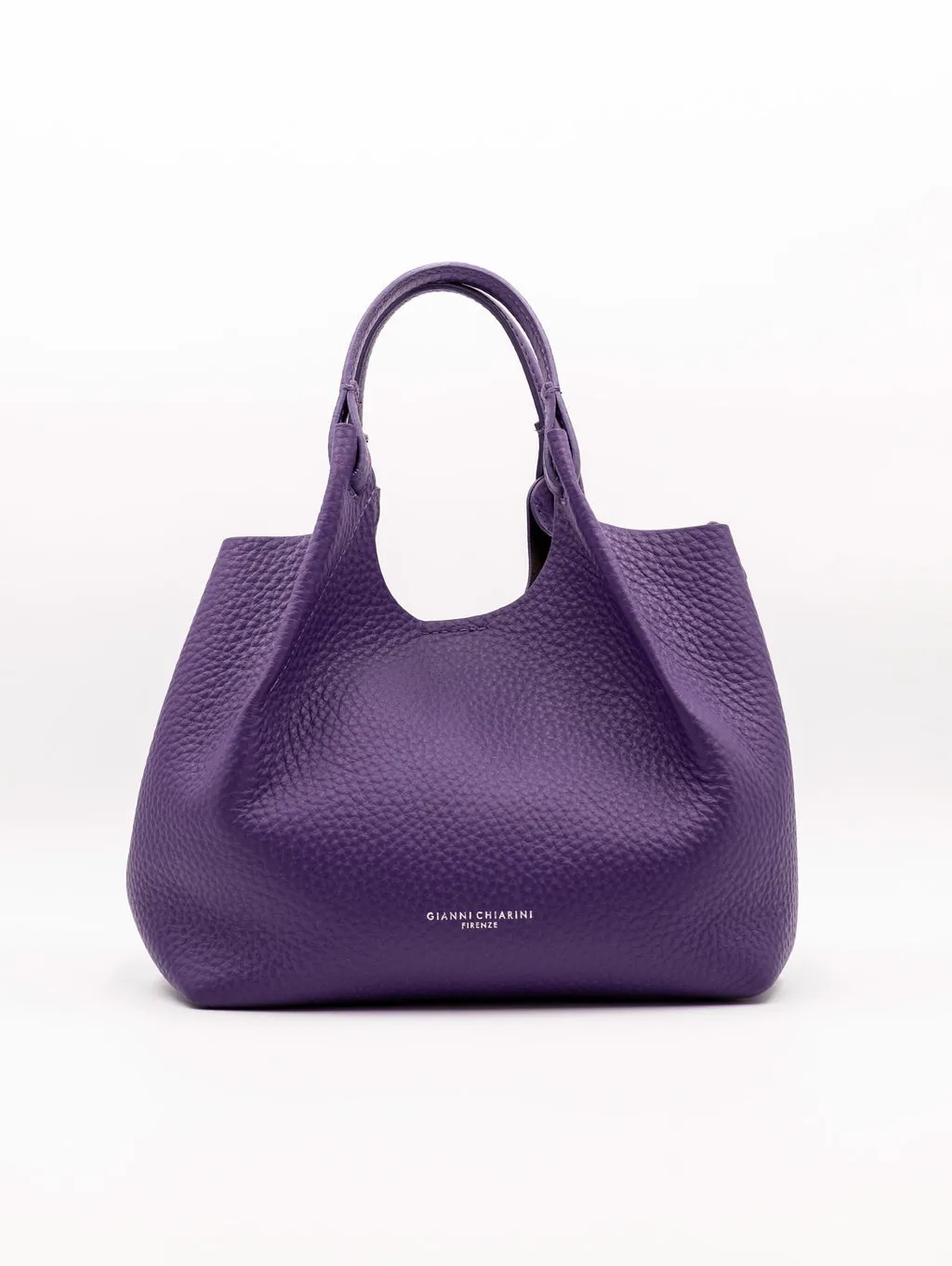 Borsa Dua Gianni Chiarini in Pelle Martellata Viola