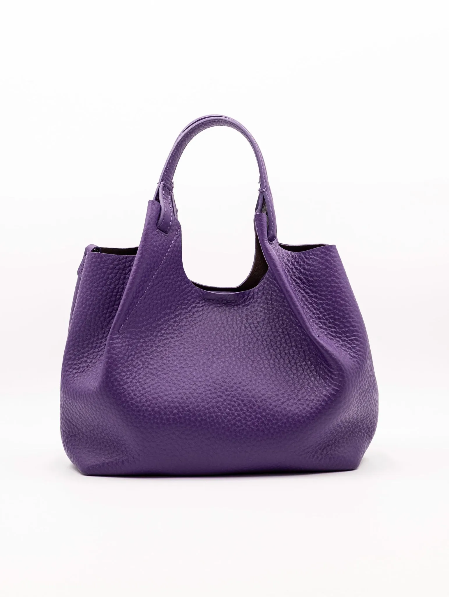 Borsa Dua Gianni Chiarini in Pelle Martellata Viola