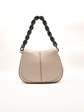 Borsa Gianni Chiarini Helena Round in Pelle Marmo