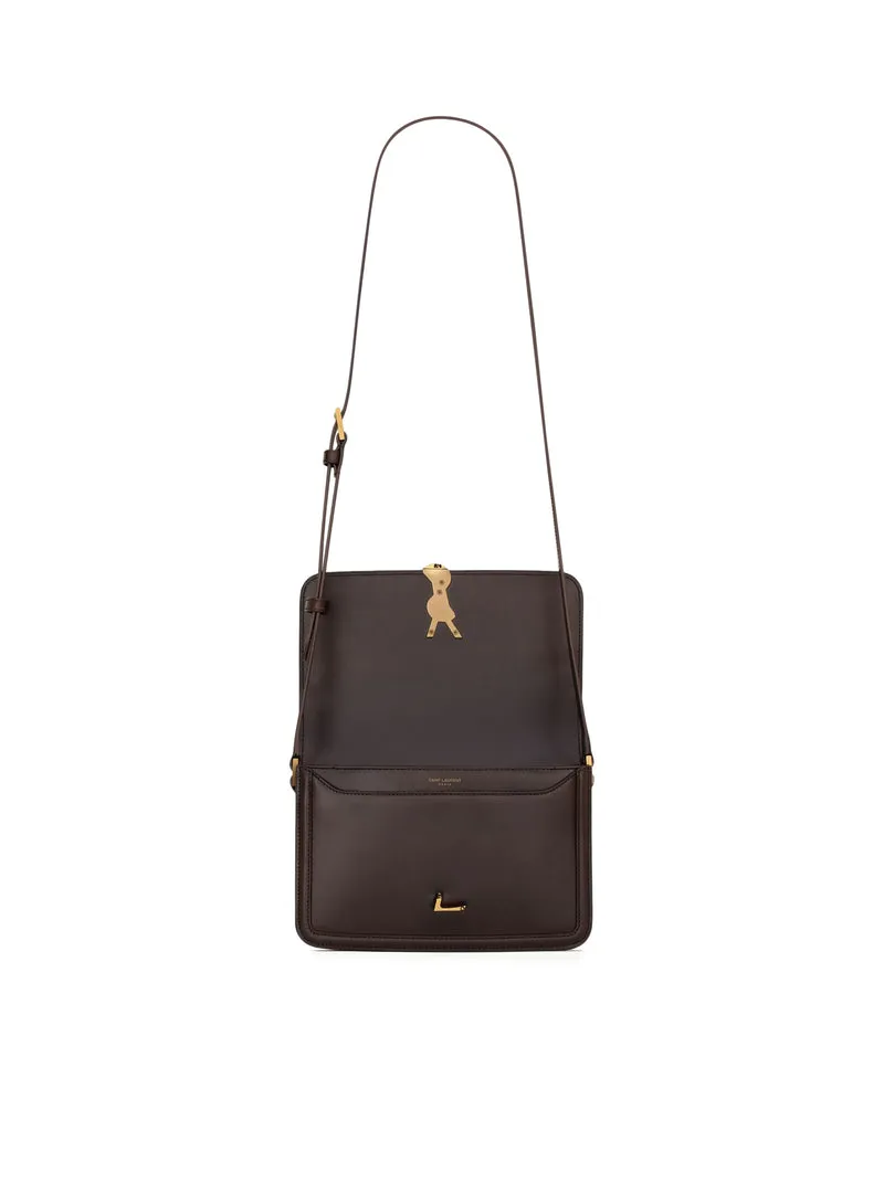 BORSA SATCHEL SOLFERINO MEDIA IN PELLE DI VITELLO