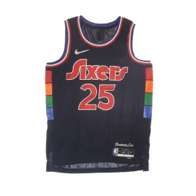 Canotta Basket Uomo Nba Dri-fit Swingman Jersey City Edition No 25 Ben Simmons Phi76b College Navy
