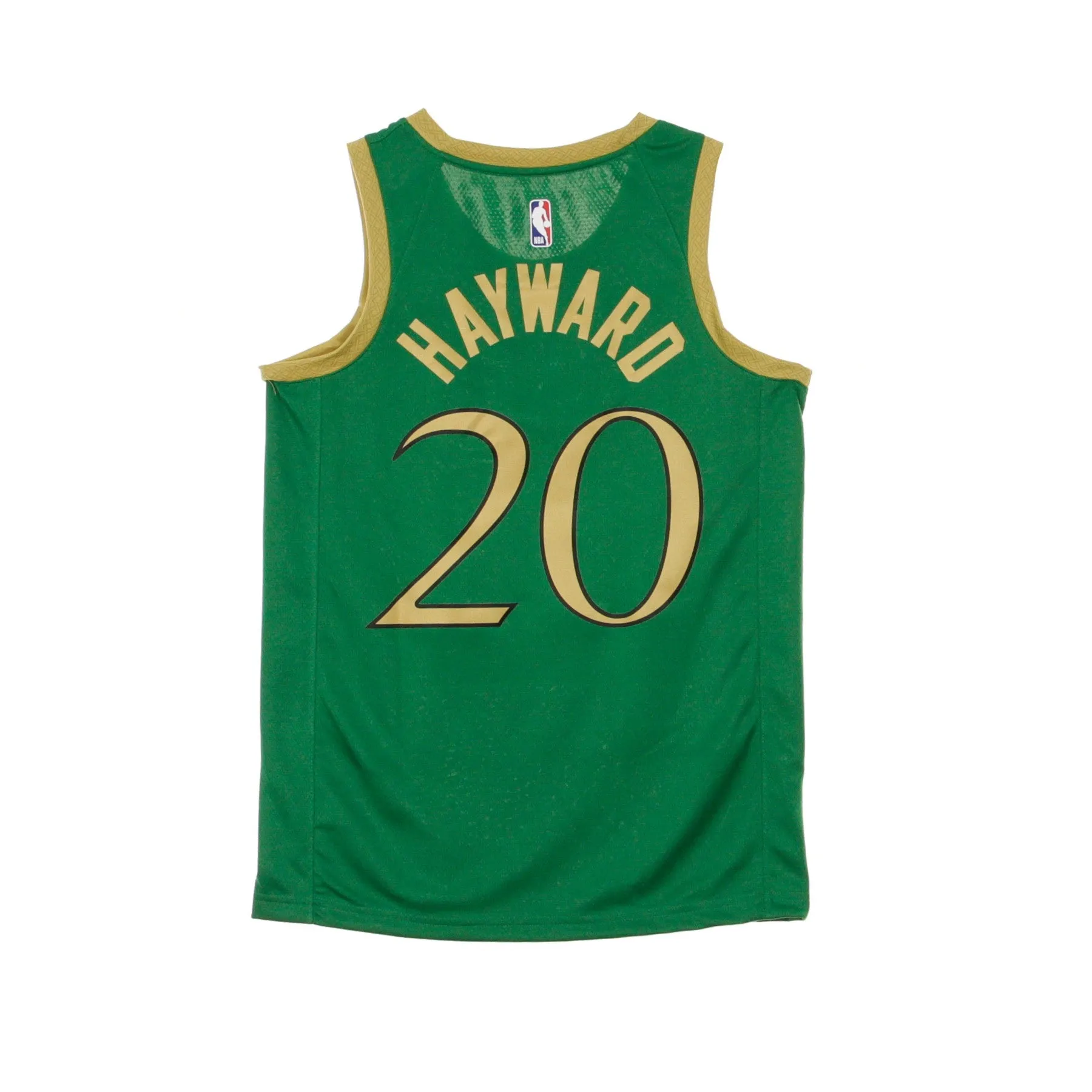 Canotta Basket Uomo Nba Swingman Jersey City Edition No 20 Gordon Hayward Boscel Clover/club Gold