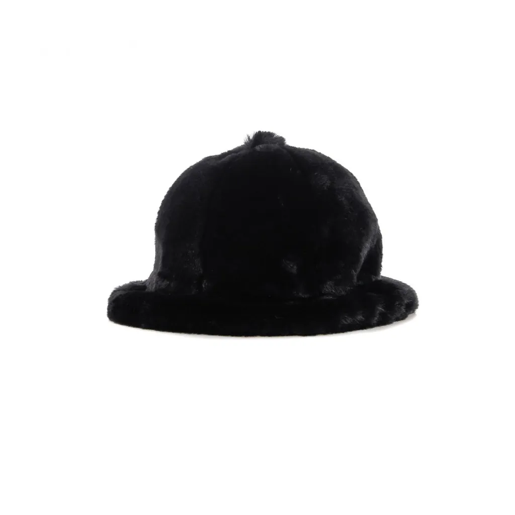 CAPPELLO DA PESCATORE FAUX FUR CASUAL BLACK