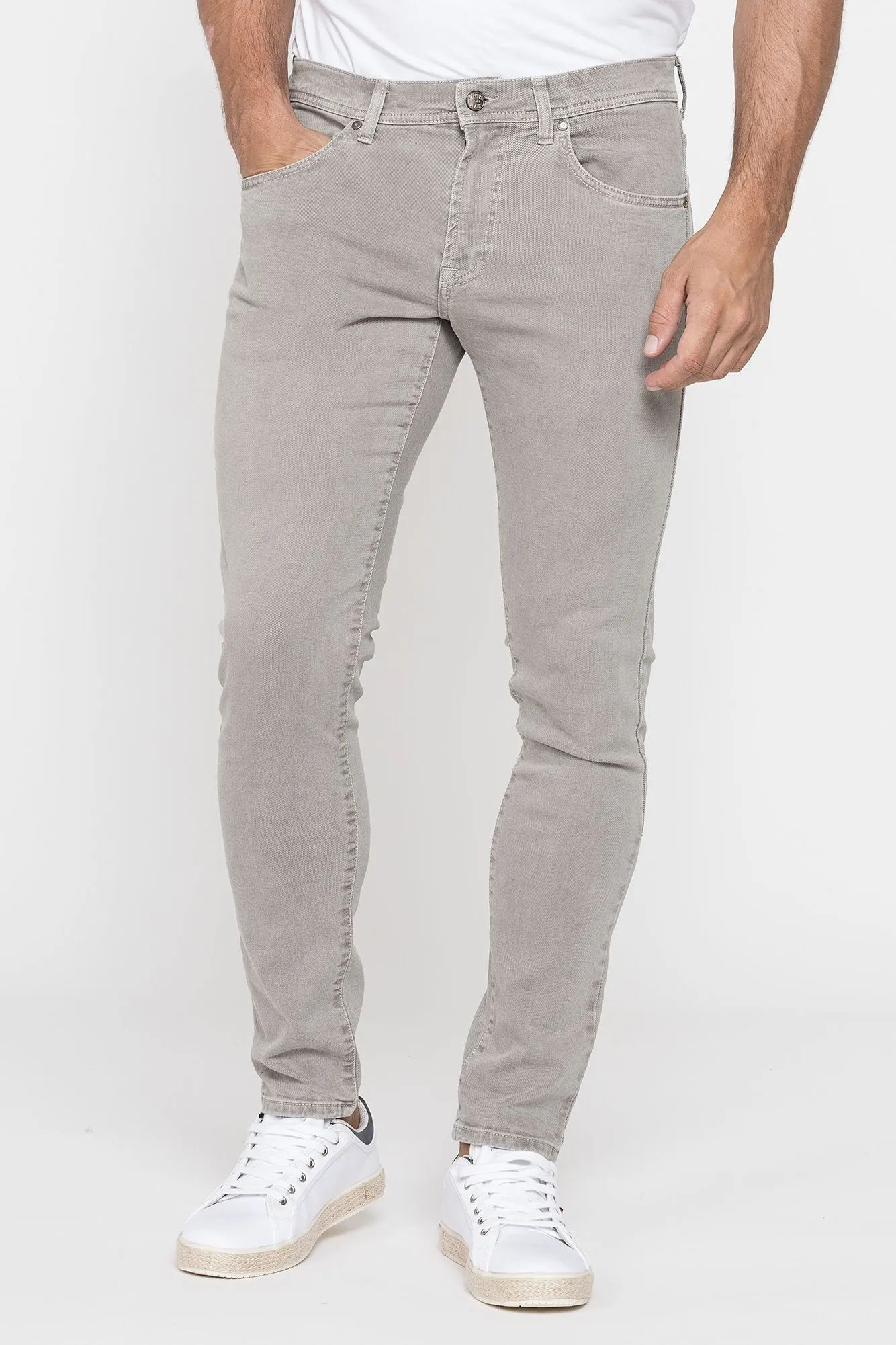 Carrera  ---------    ------------Jeans colorato mod.717 in bull denim super stretch - Tortora