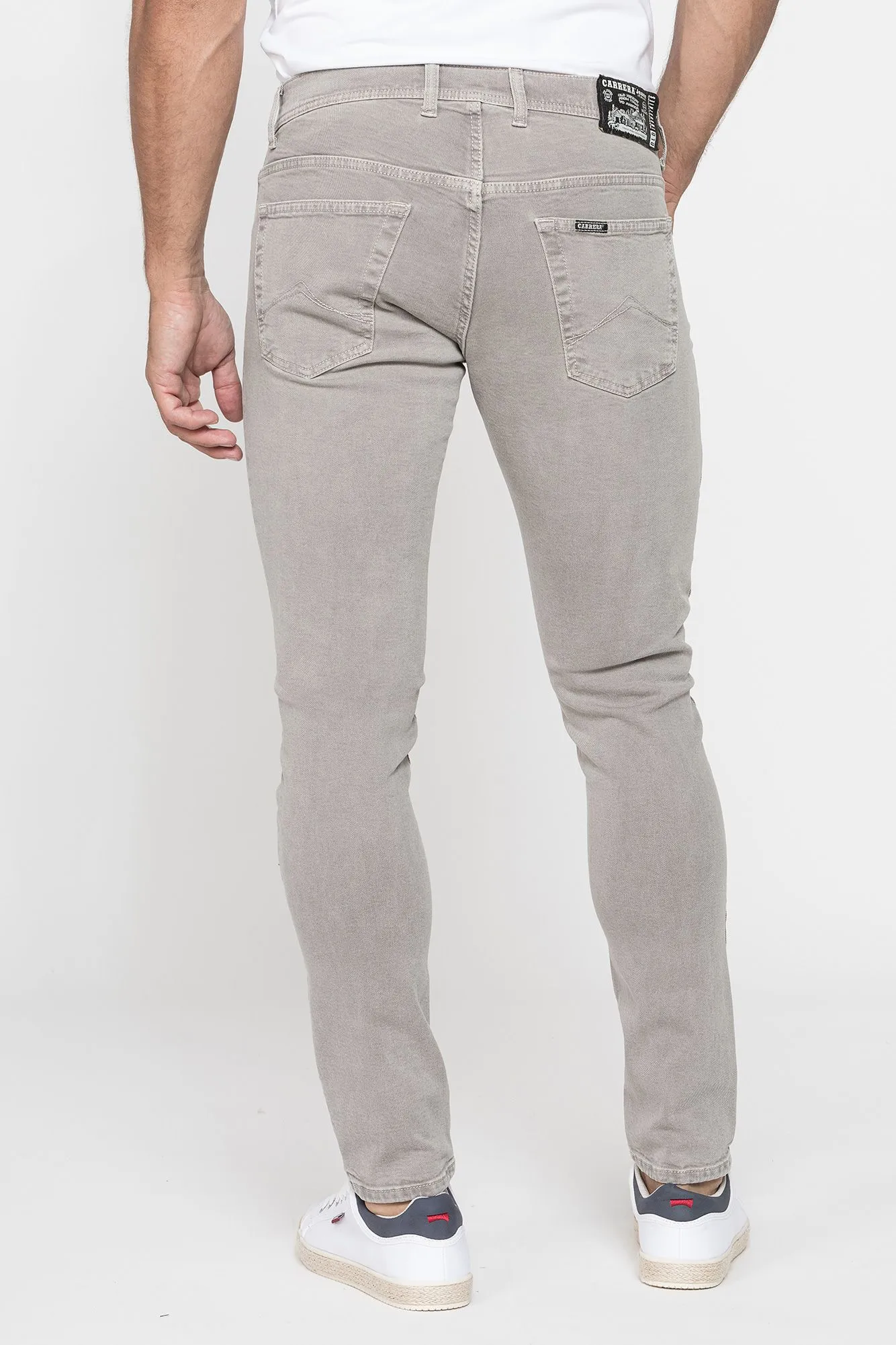 Carrera  ---------    ------------Jeans colorato mod.717 in bull denim super stretch - Tortora