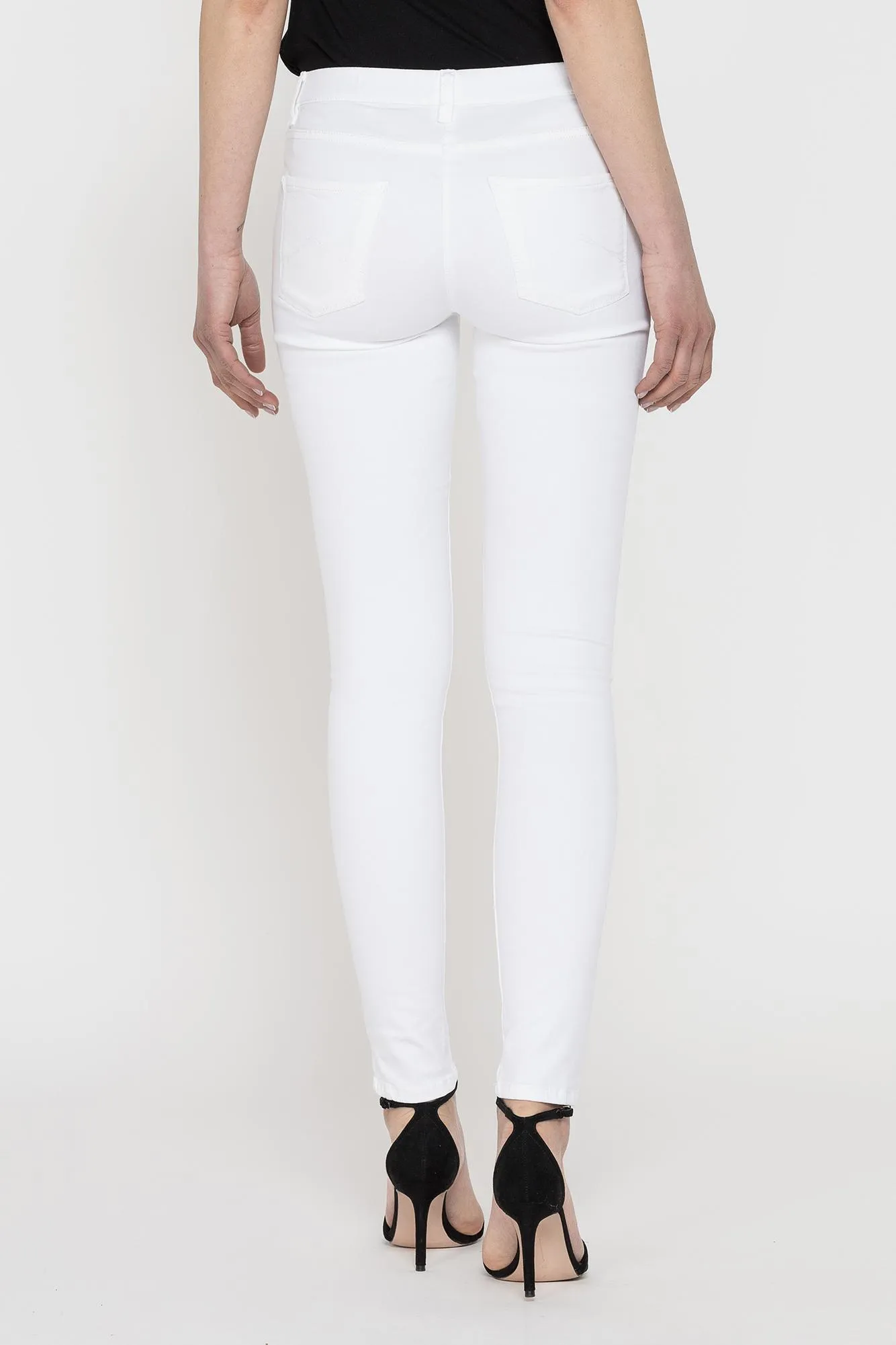 Carrera  ---------    ------------Legg-jeans super stretch - bianco