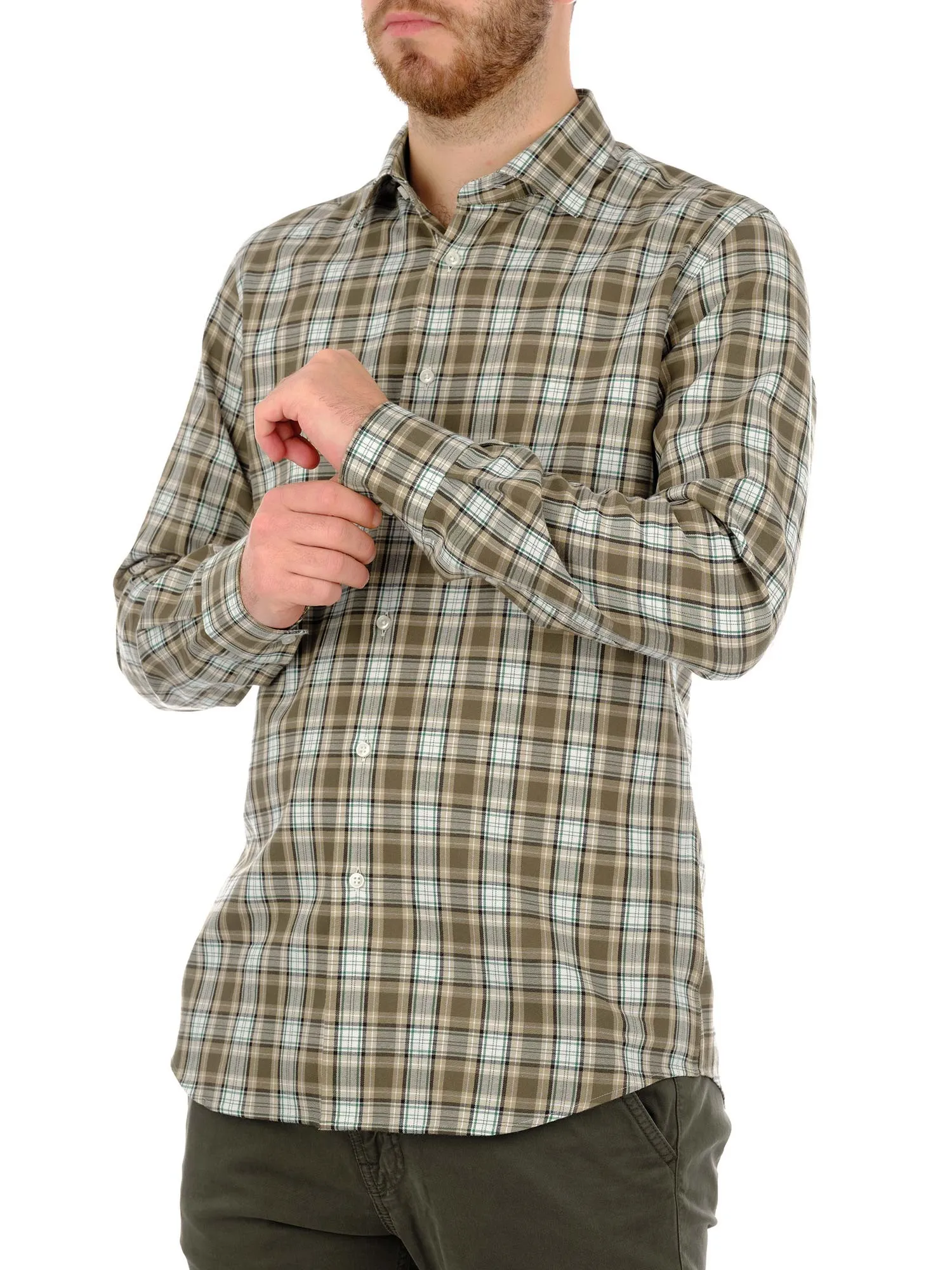 Checked Flannel Men's Shirt