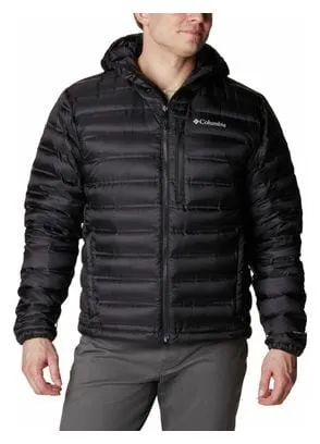 Columbia Pebble Peak Down Hooded Jacket Black Men's L