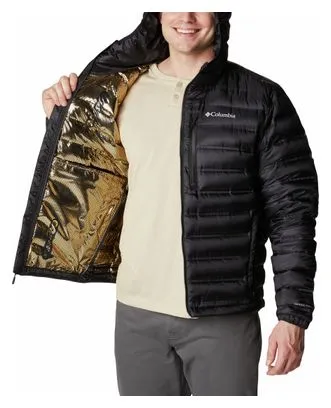 Columbia Pebble Peak Down Hooded Jacket Black Men's L