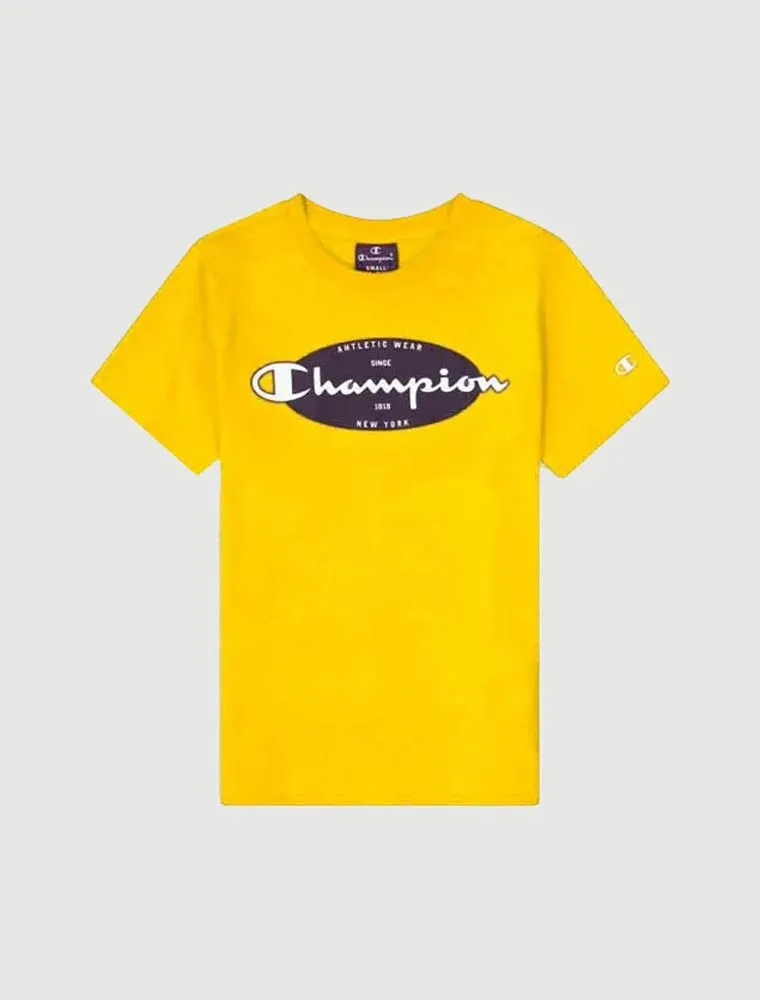 Completo Maglia E Pantalone Corto Champion - Giallo