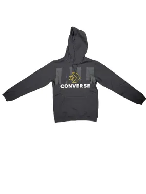 Converse felpa da uomo con cappuccio e taschea marsupio All Star Hoodie 360gr 10024991 A01 032 black