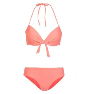 Costume da bagno Protest donna Briana Bcup Halter Bikini (Coral Blaze)