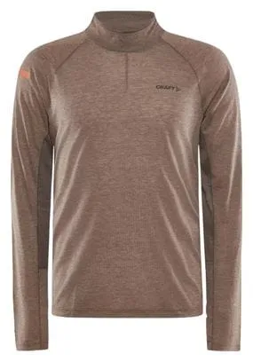 Craft ADV SubZ Wool 2 Long Sleeve Jersey Brown