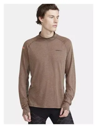 Craft ADV SubZ Wool 2 Long Sleeve Jersey Brown