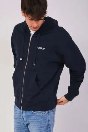 DONDUP felpa con zip e cappuccio
