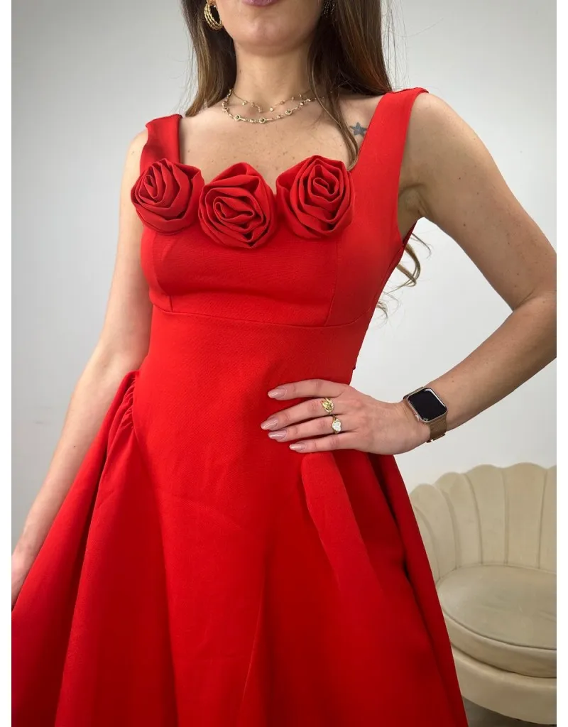 DRESS KARINA ROSSO