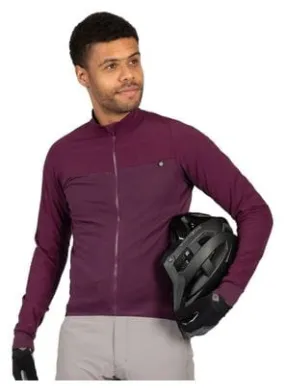 Endura GV500 Long Sleeve Jersey Purple