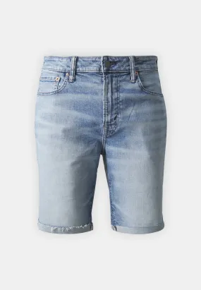 EXCLUSIVE LIGHT CLEAN CUTOFF CUT CUFF - Shorts di jeans