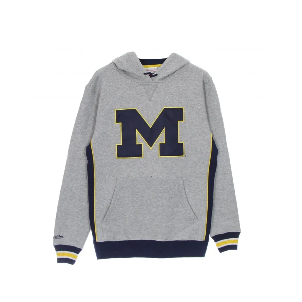 felpa cappuccio uomo ncaa pinnacle heavyweight fleece hoodie msuspa NAVY/YELLOW