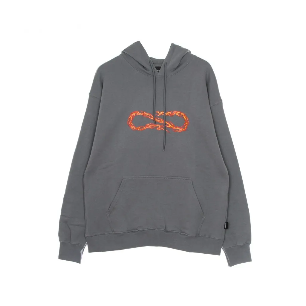 felpa cappuccio uomo xv flame hoodie GREY W