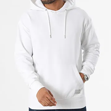 Felpa con cappuccio Lenz 21107420 Bianco