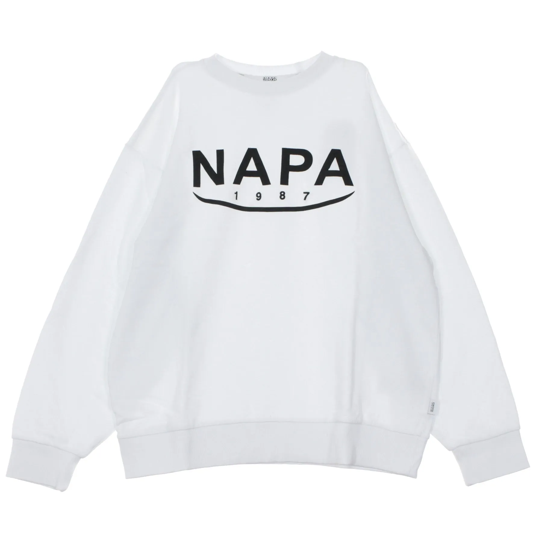 Felpa Girocollo Uomo B-arosa Crew Sweat Bright White