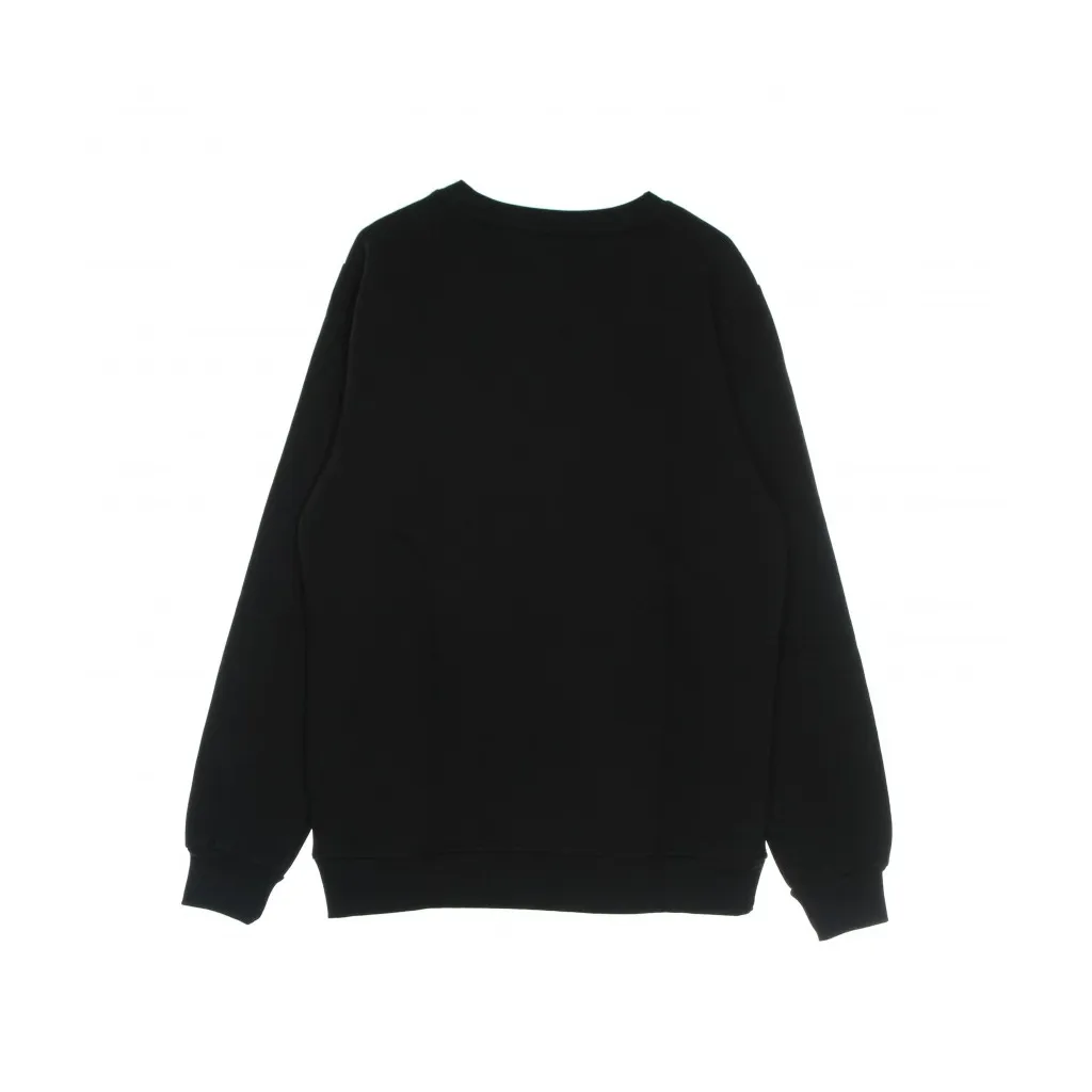 FELPA GIROCOLLO UOMO LOGO MAIOLICHE CREWNECK BLACK