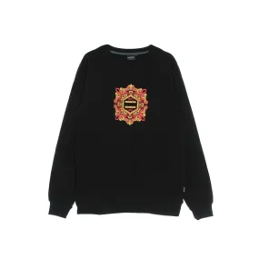 FELPA GIROCOLLO UOMO LOGO MAIOLICHE CREWNECK BLACK