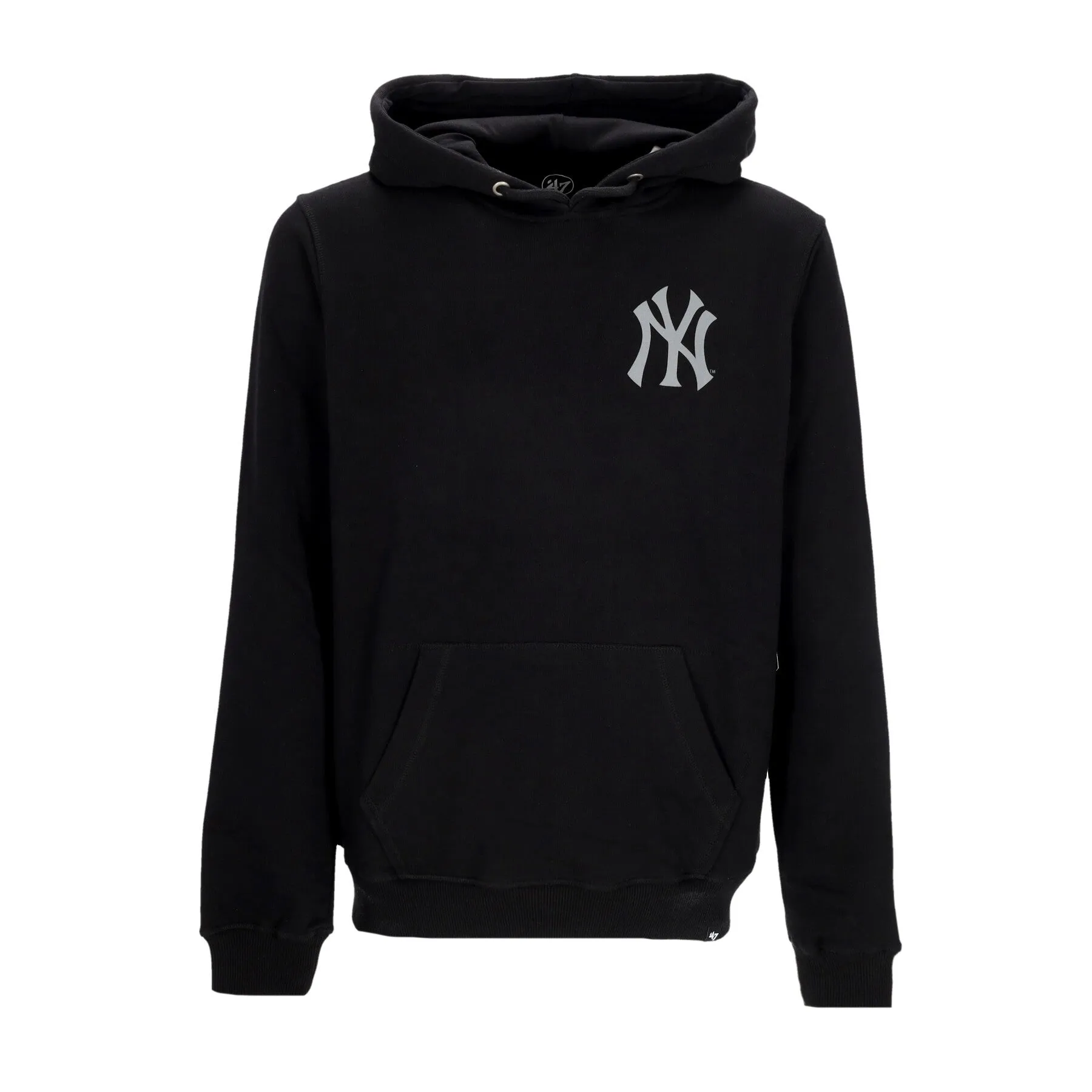 Felpa Leggera Cappuccio Uomo Mlb Imprint Lc Backer Helix Hoodie Neyyan Jet Black