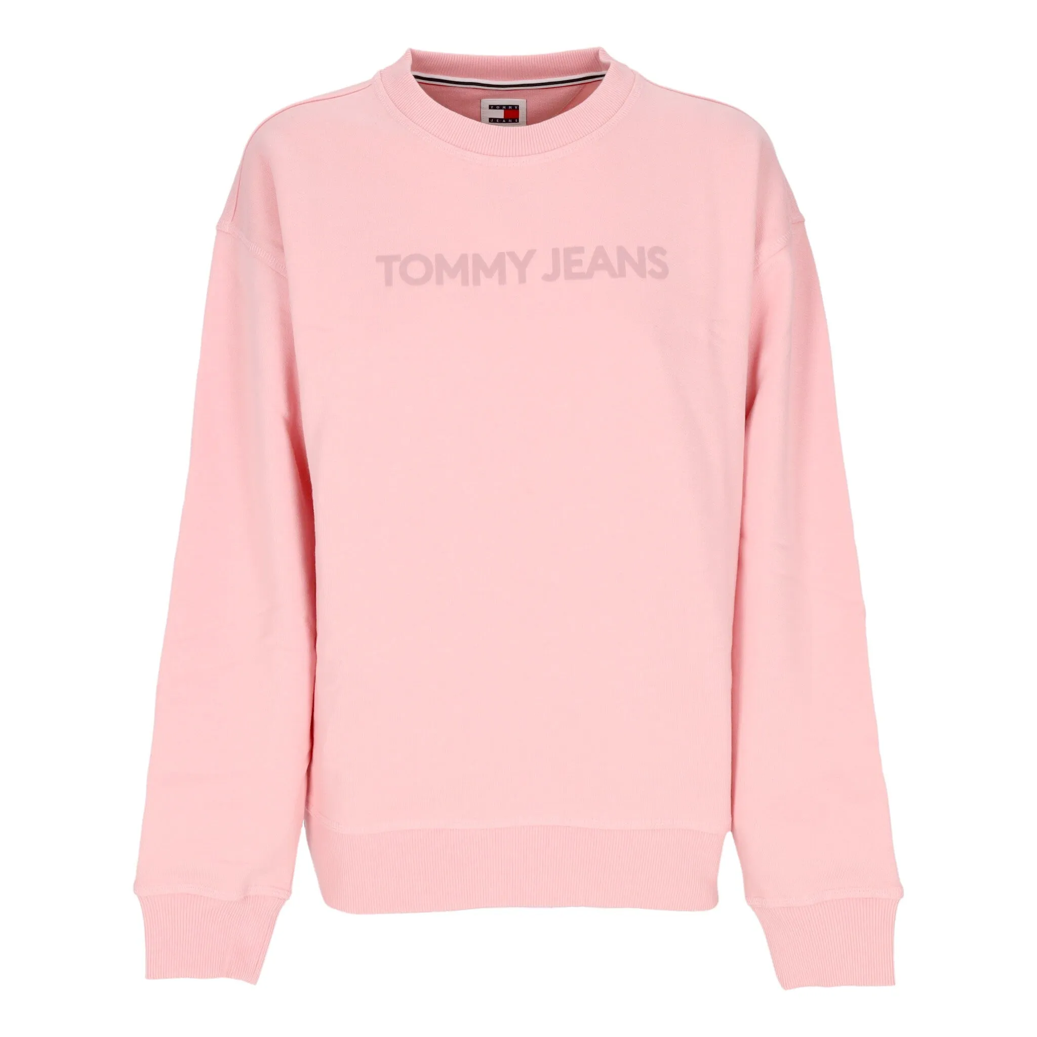 Felpa Leggera Girocollo Donna Relaxed Bold Classic Crewneck Ballet Pink
