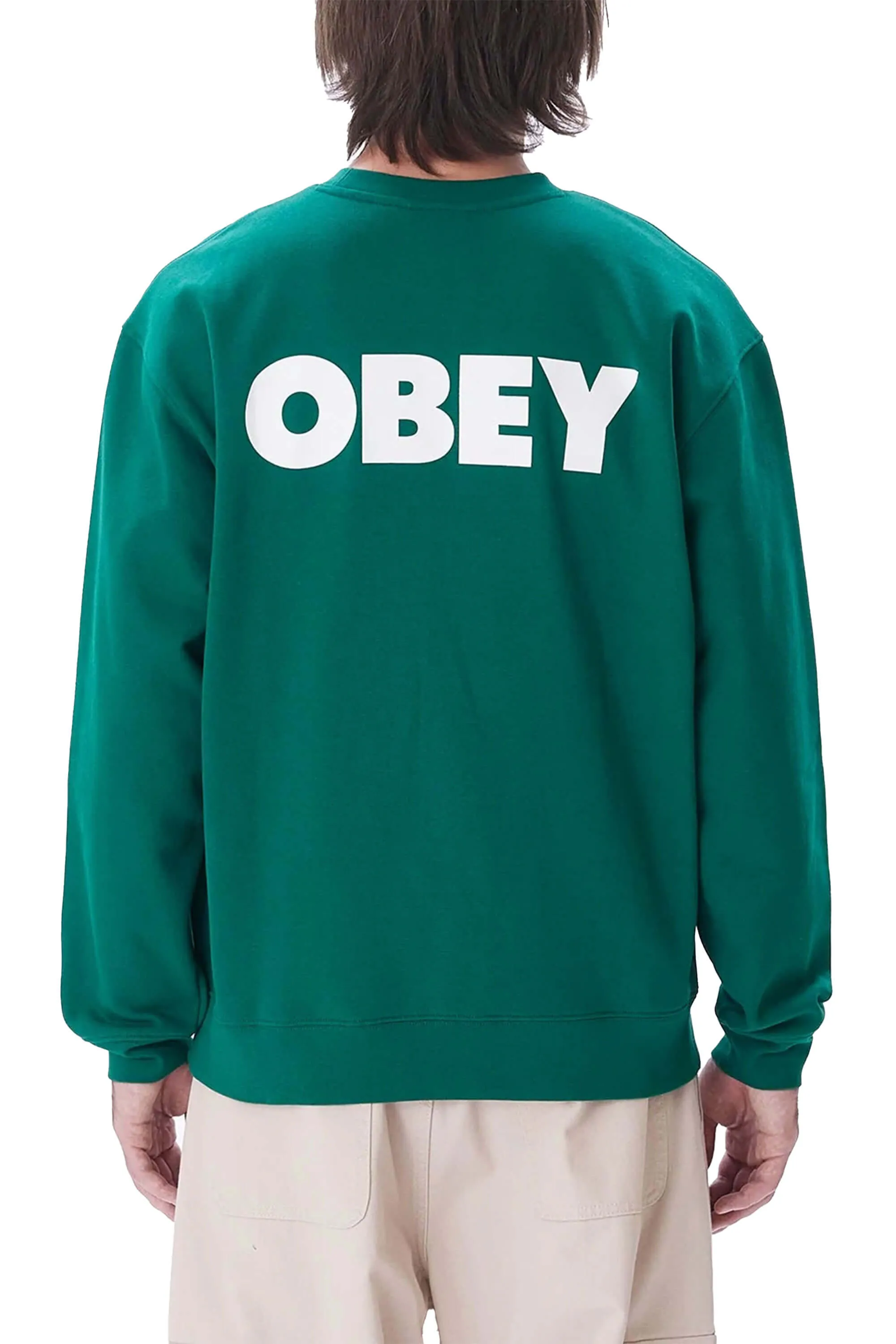         FELPA OBEY BOLD CREW FLEECE