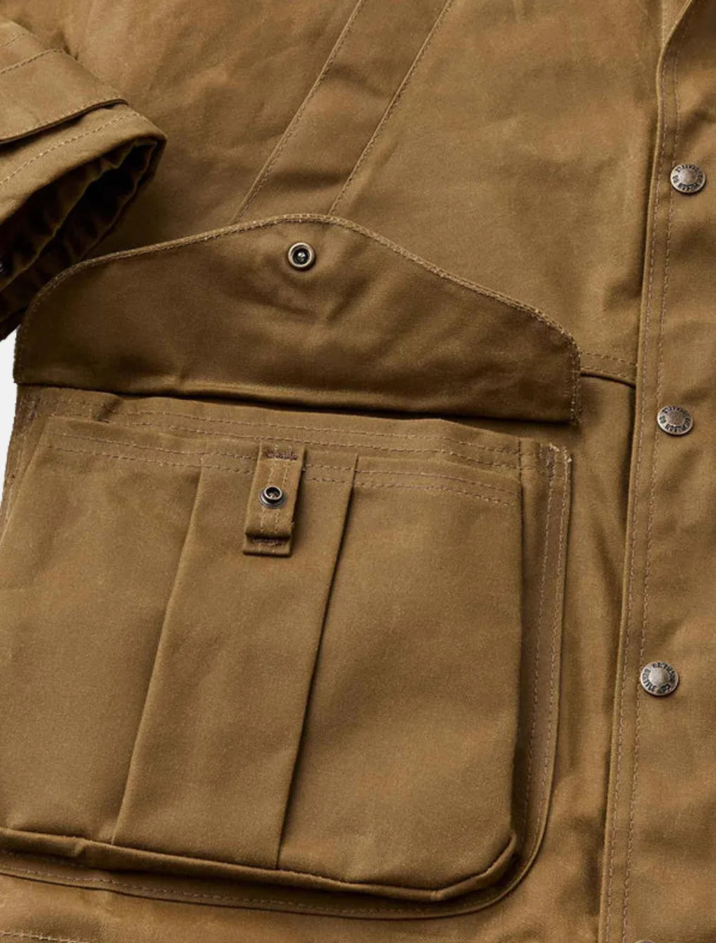 Filson Tin Cloth Field Jacket Dark Tan