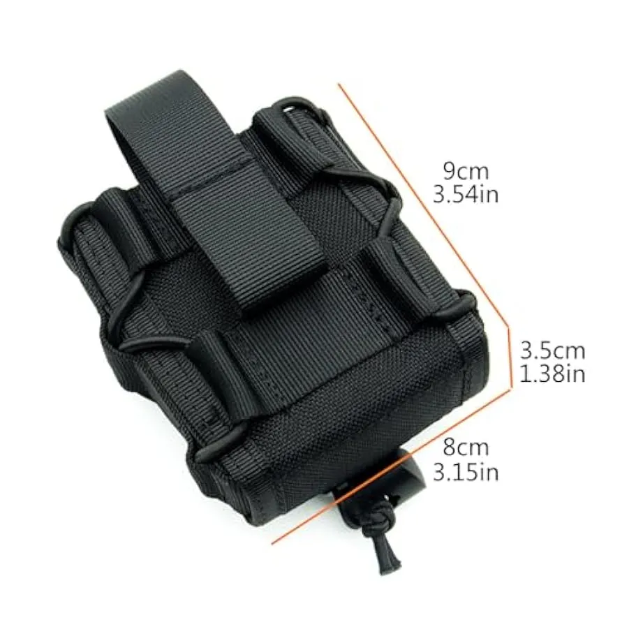 FOLODA Portatile Universale Manette Titolare Polizie Grilli Sacchetto Open Top Manette Custodia Titolare Cintura Tasca Accessori