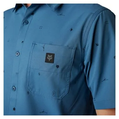 Fox Ranger Woven Short Sleeve Jersey Slate Blue