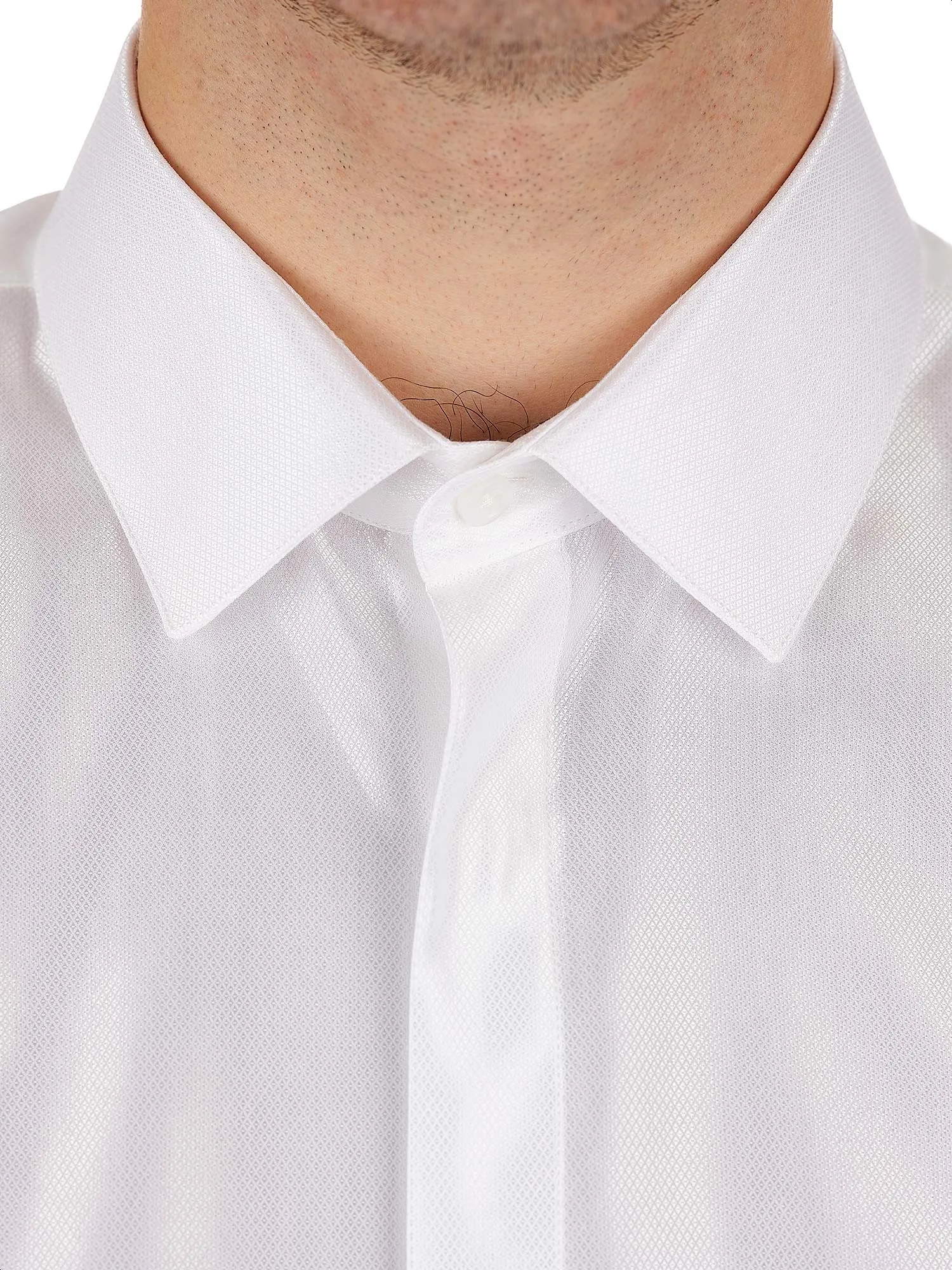 French Cuffs Shirt with Concealed Placket