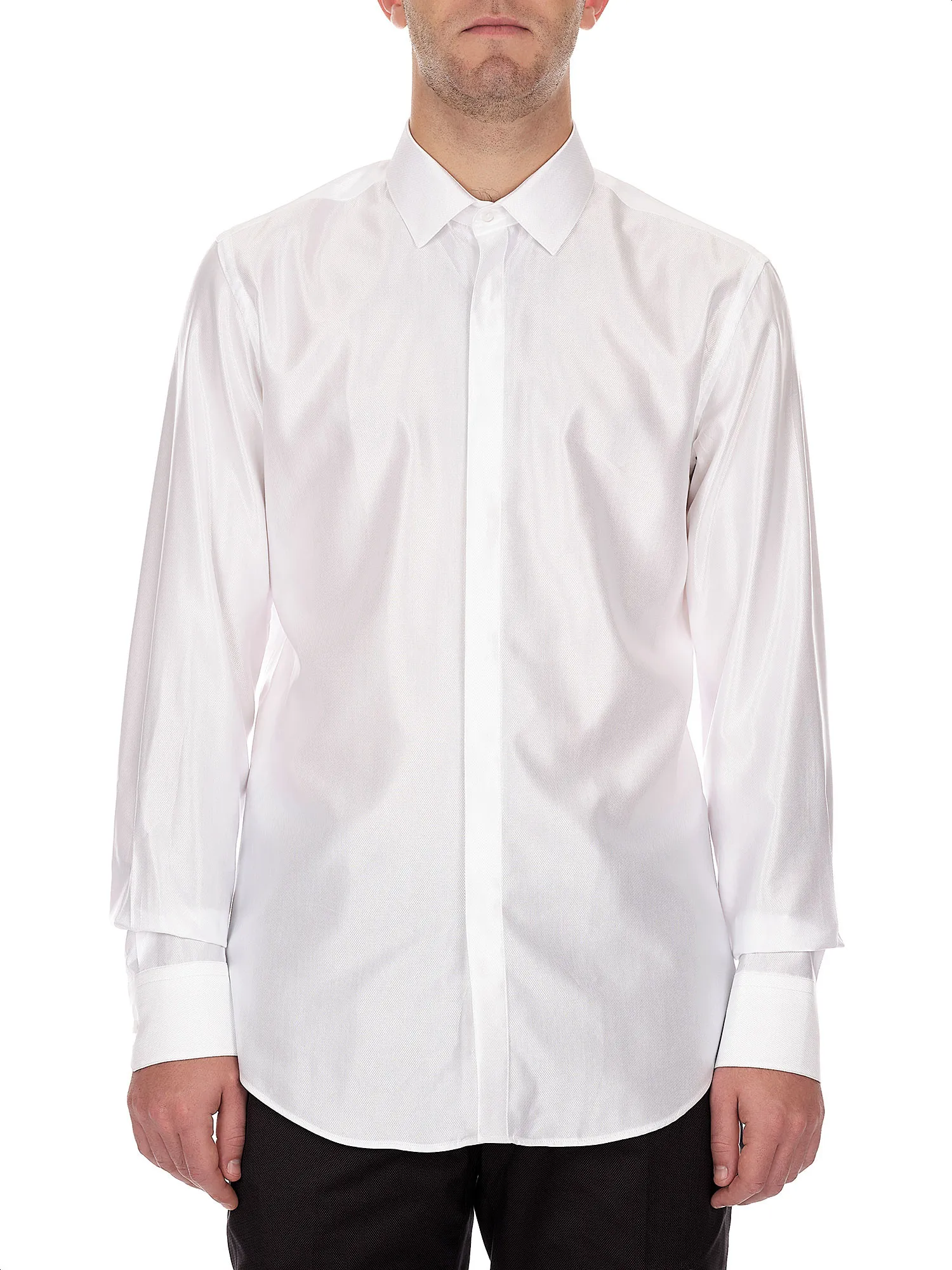 French Cuffs Shirt with Concealed Placket