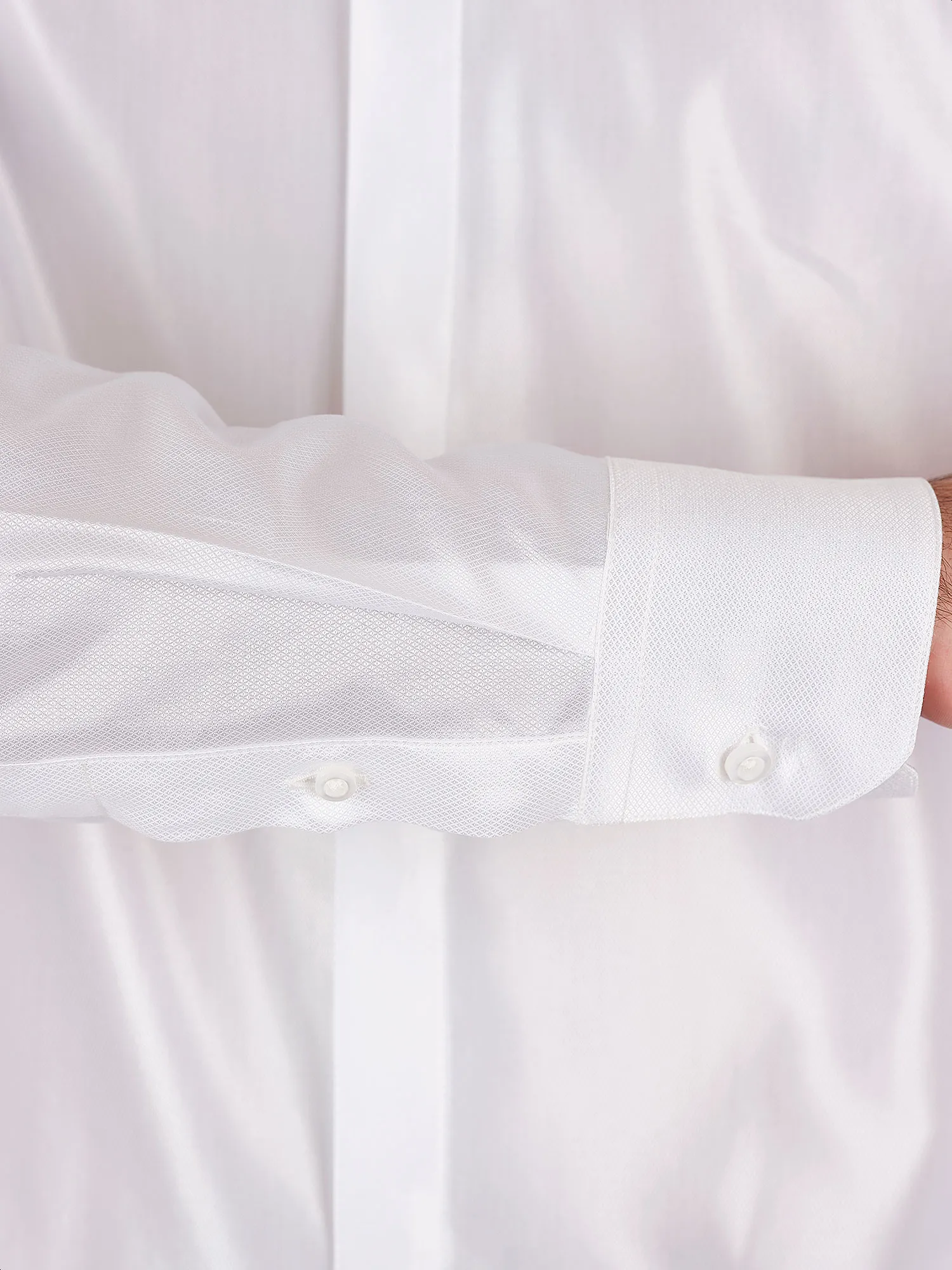 French Cuffs Shirt with Concealed Placket