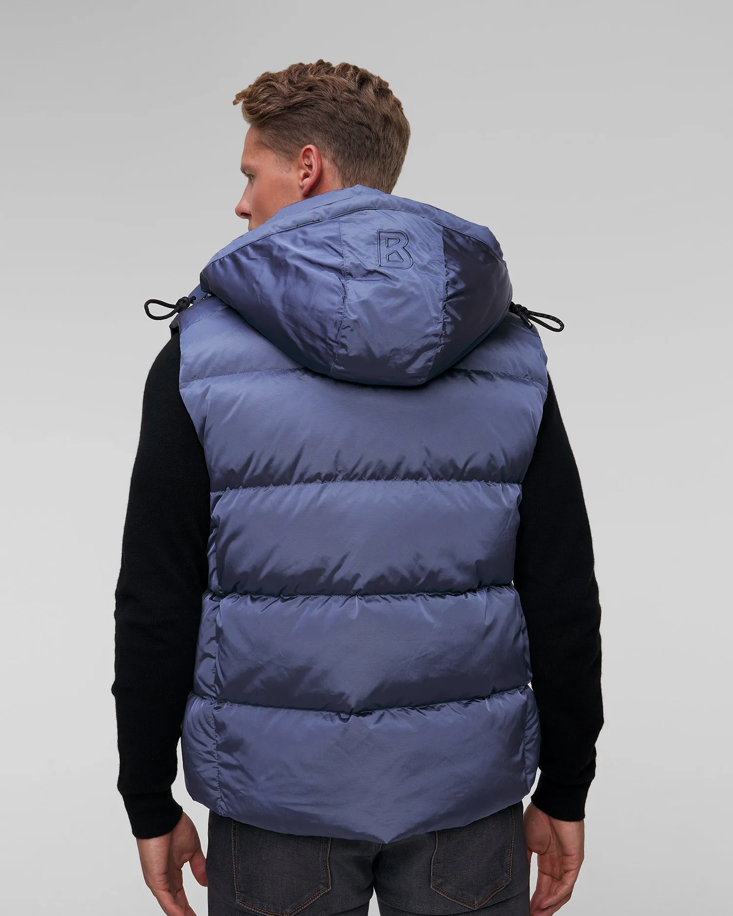 Gilet blu con piumino da uomo BOGNER Jimmy-D 38407593-424