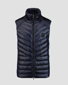 Gilet blu scuro con piumino da uomo BOGNER Lasse-D2 38486549-navy