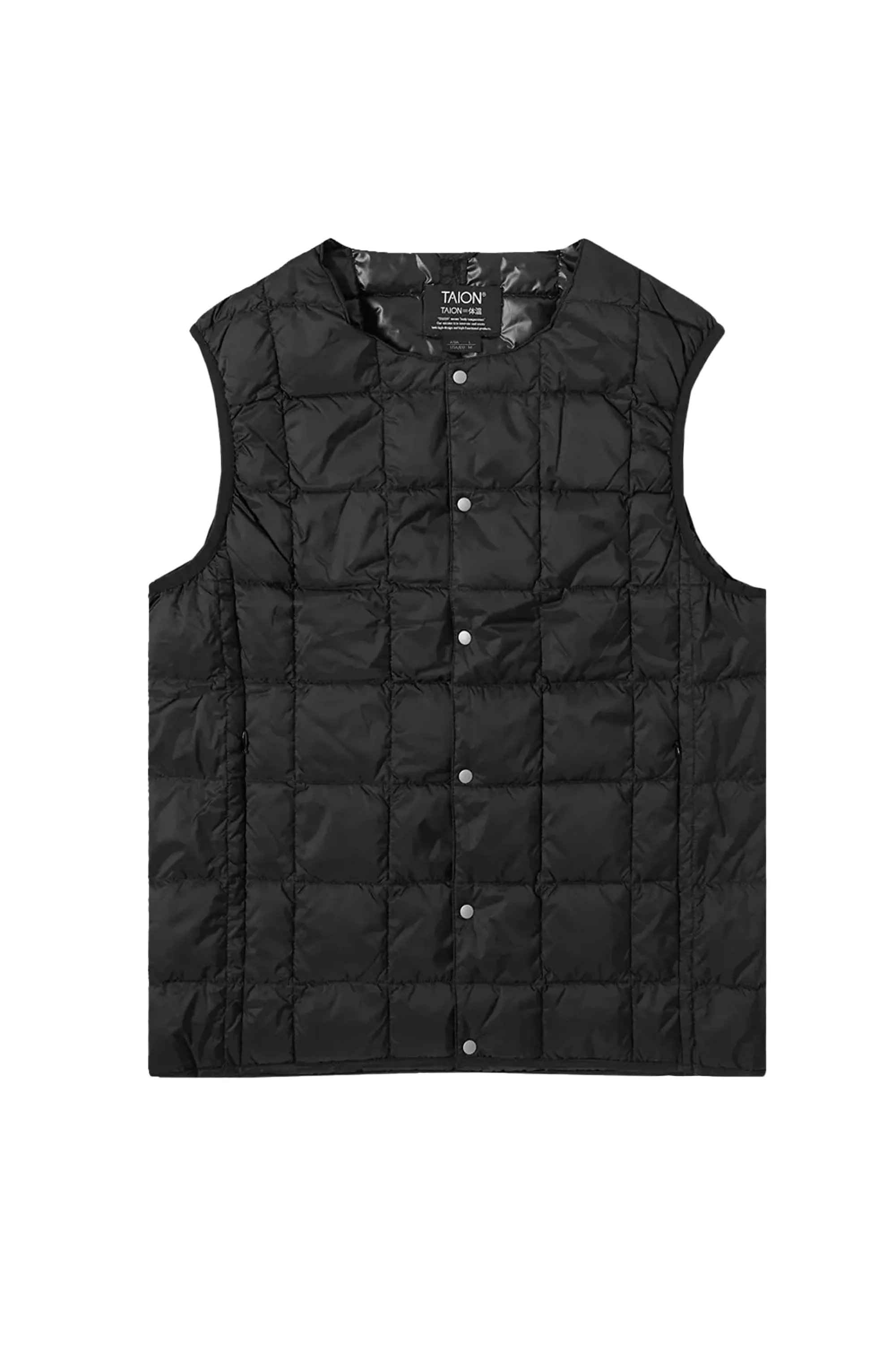         GILET CREW NECK BUTTON DOWN VEST